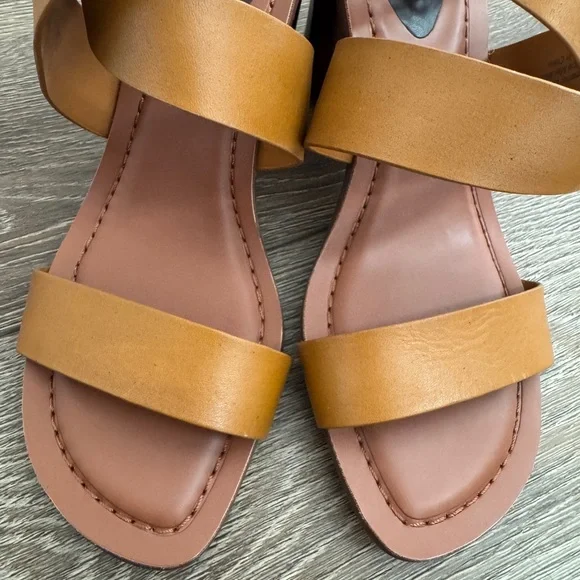 New Franco Sarto Olinda Women's Tan leather  Sandals size 7.5 M - Picture 4 of 6